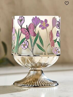 Bath & Body Works Butterfly 3-Wick Candle Holder